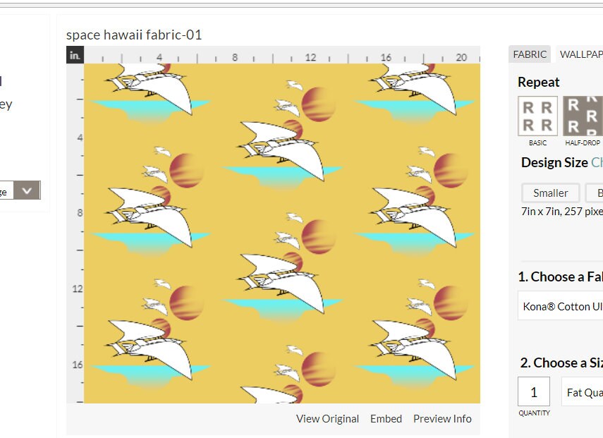 Space-Hawaii Shirt Vector