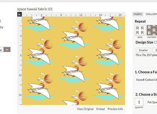 Space-Hawaii Shirt Vector