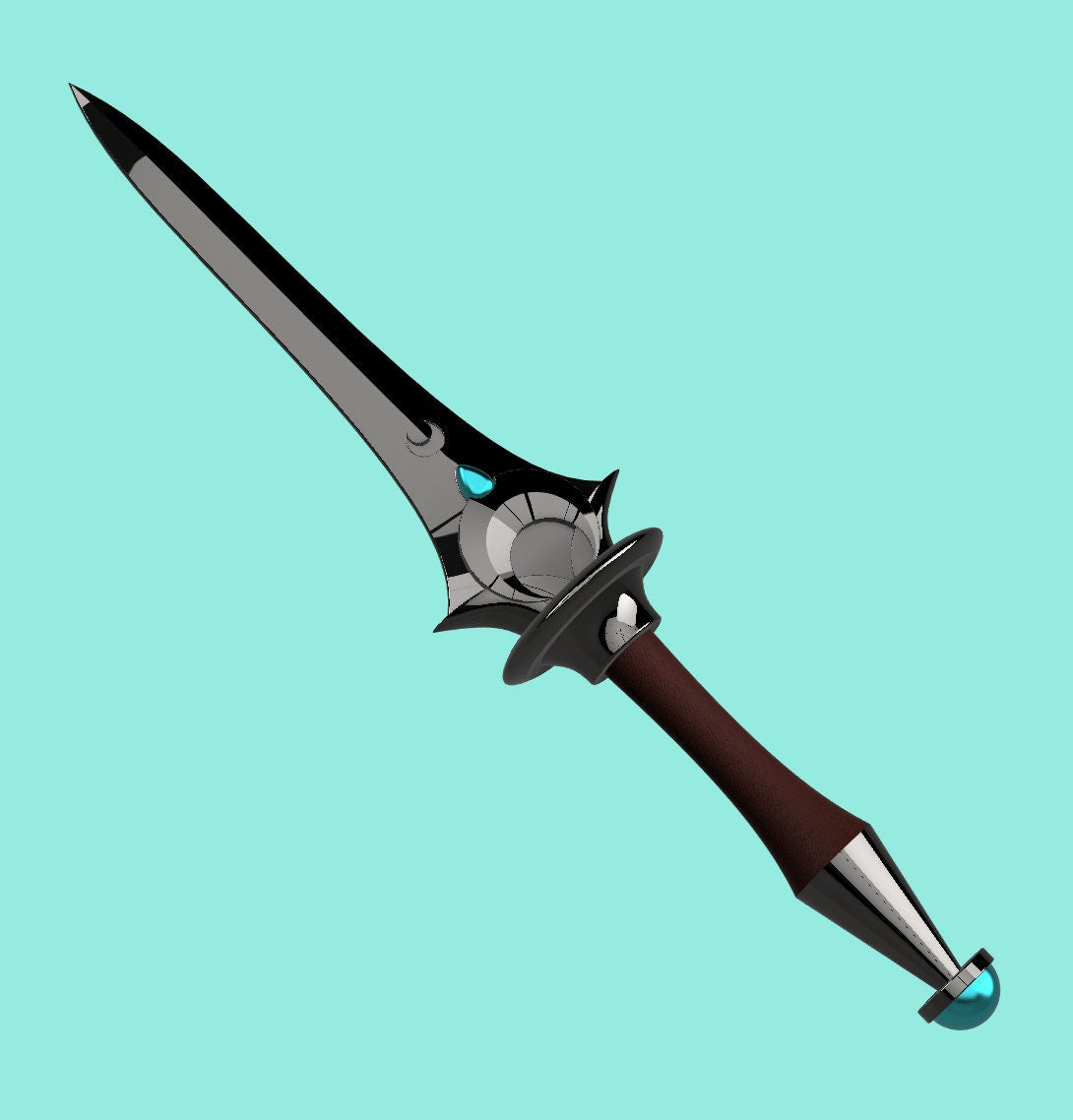 Melinoe Sickle and Blade Combo - Digital Download - Hades II Melinoë Cosplay STL Files