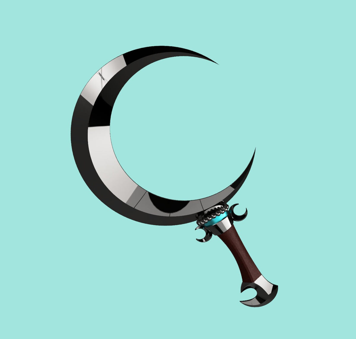 Melinoe Sickle and Blade Combo - Digital Download - Hades II Melinoë Cosplay STL Files