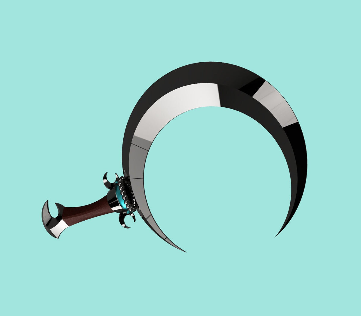 Melinoe Sickle and Blade Combo - Digital Download - Hades II Melinoë Cosplay STL Files