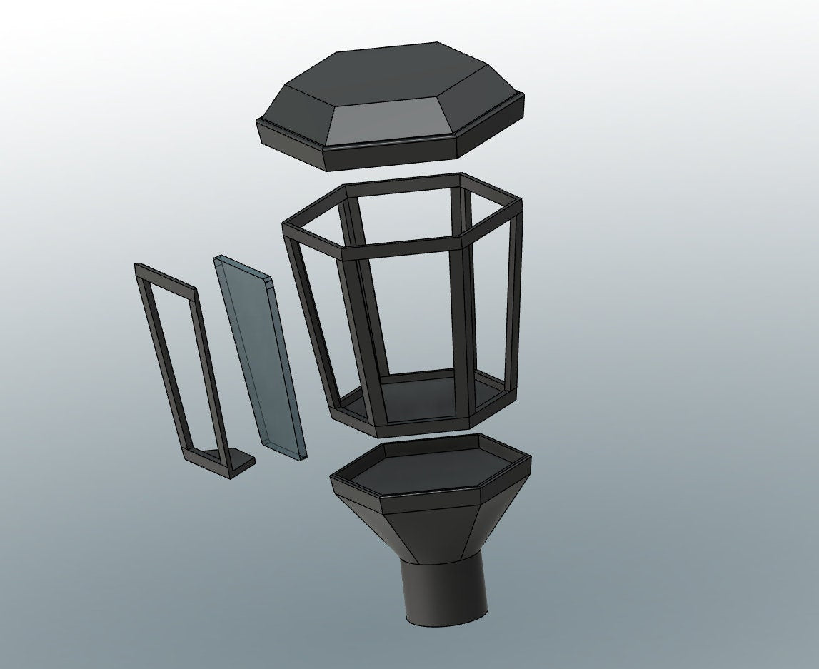 Falin Staff Topper - Cleric Lamp Staff - Dungeon Meshi - Delicious in Dungeon - Digital STL File Download - Cosplay Prop File