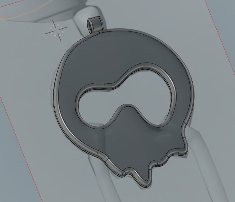 Shiver Medallion STL - Splatoon 3 - Deep Cut - Digital Download - Print In Place