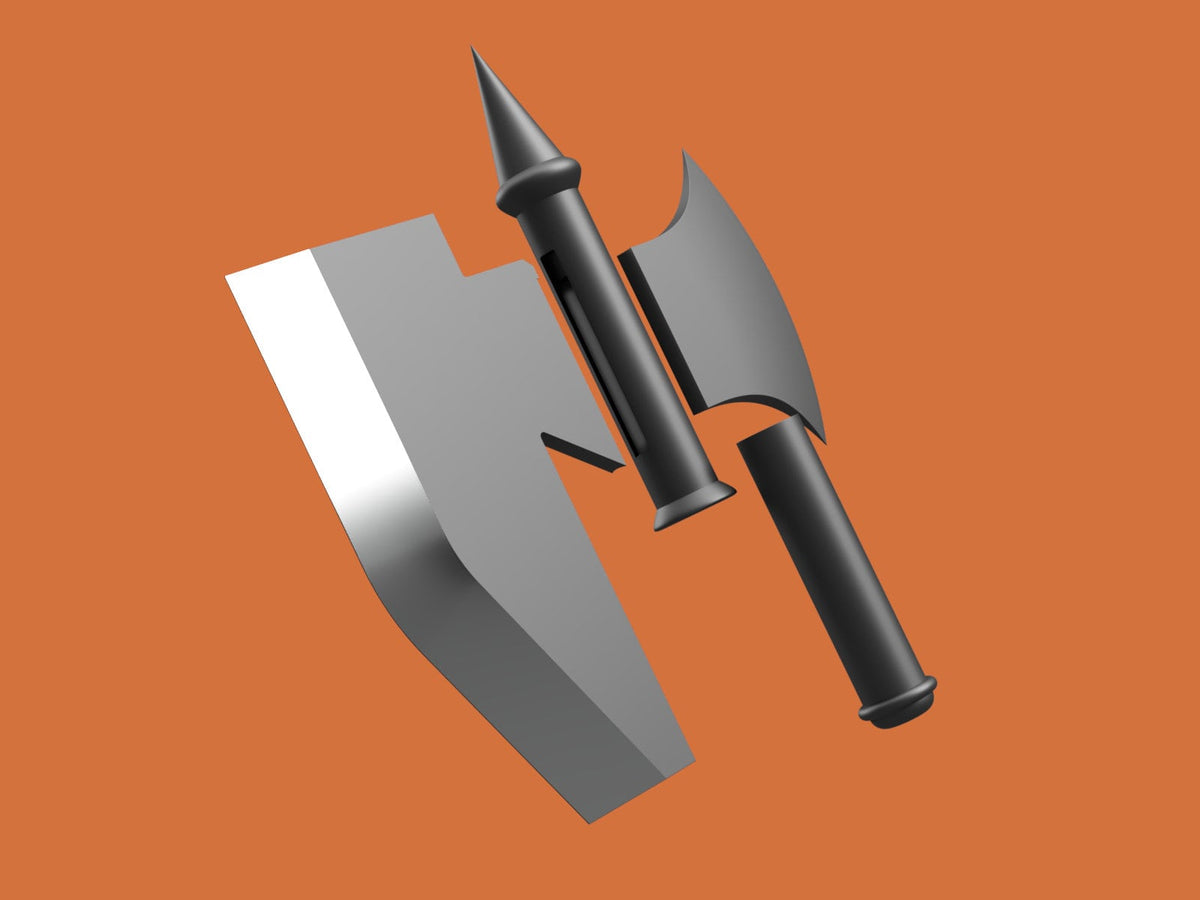 Namari's Halberd - Dwarven Halberd/Axe - Dungeon Meshi - Delicious in Dungeon - Digital STL File Download - Cosplay Prop File