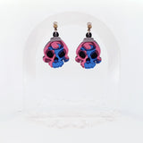 Skull Keepsake Earrings - Hades Styled Character Earrings
