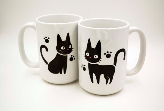 Witch's Black Cat Mug