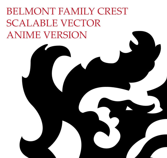 Belmont Family Crest Vector