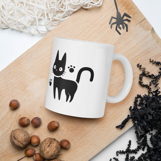 Witch's Black Cat Mug