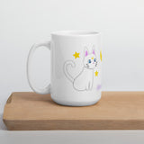 Moonie Luna and Starry Artemis Cat Mug